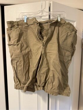 Duluth Trading Co Khaki Cargo Shorts